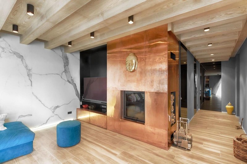 Интерьер, вдохновленный буддистскими мотивами Интерьер, вдохновленный буддистскими мотивами