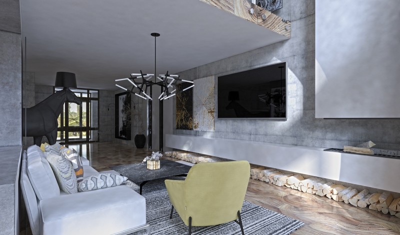 Проект двухэтажного таунхауса с потрясающим дизайном для молодой пары