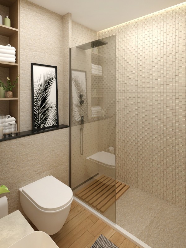 Проект квартиры в светлых тонах