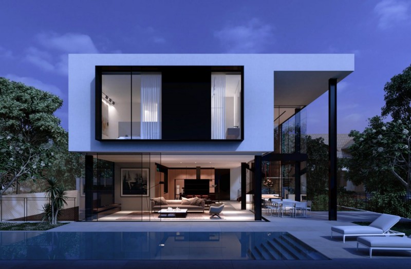 Роскошная современная архитектура