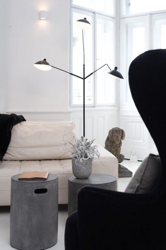 Сочетание модерна и индустриального стиля