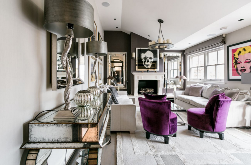 Стильный пентхаус с террасой в Лондоне Стильный пентхаус с террасой в Лондоне