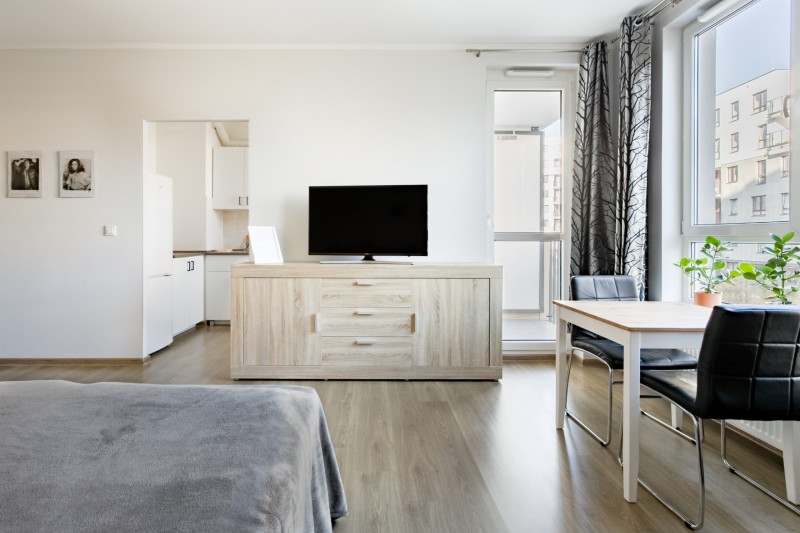 Уютная однокомнатная квартира в Варшаве Уютная однокомнатная квартира в Варшаве