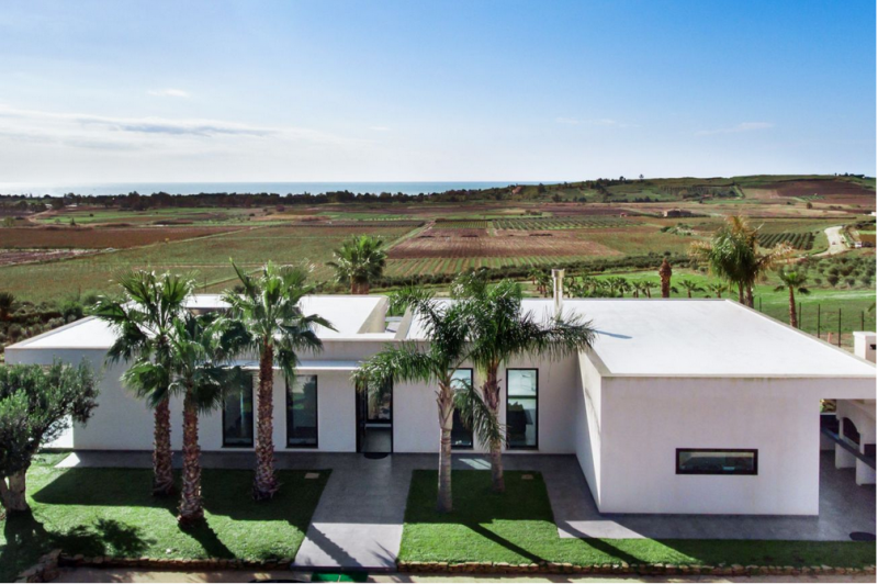 Коттедж с великолепным панорамным видом на Портопало, Сицилия