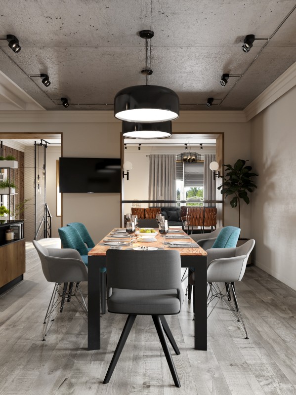 Коттедж в индустриальном стиле Коттедж в индустриальном стиле