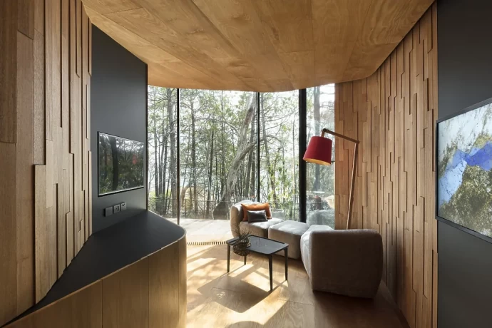 Отель Freycinet Lodge, расположенный в Национальном парке Фрейсине, Австралия Отель Freycinet Lodge, расположенный в Национальном парке Фрейсине, Австралия