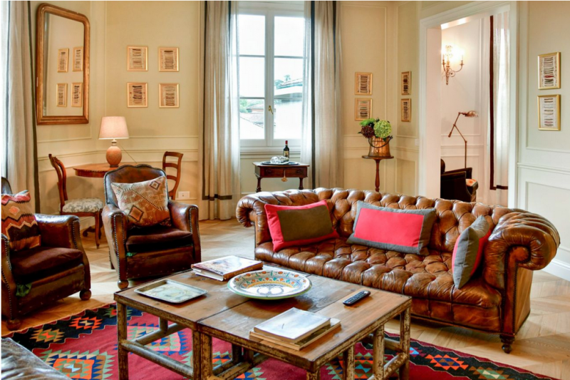 Элегантный интерьер апартаментов во Флоренции