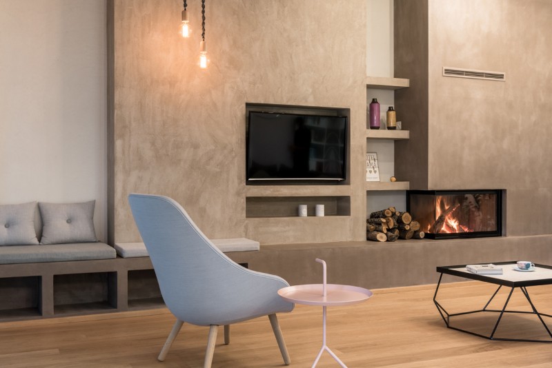 Интерьер апартаментов с элементами скандинавского стиля в Трикала, Греция