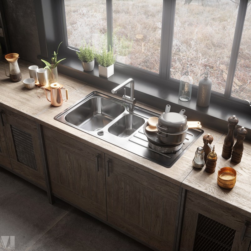 Кухня в стиле "лофт"