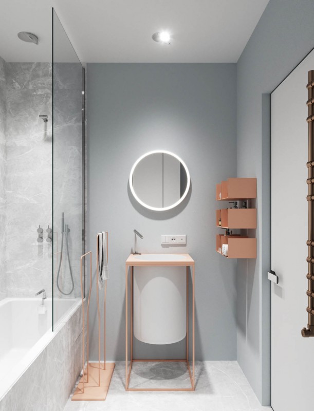 Квартира балерины в пастельных тонах