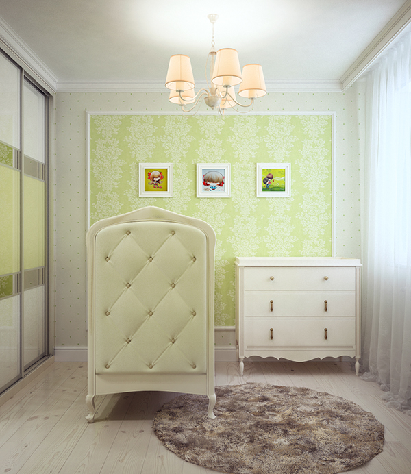 Квартира в бирюзовых тонах