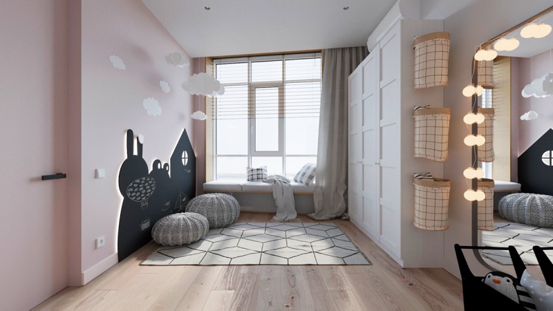 Просторная квартира с панорамными окнами