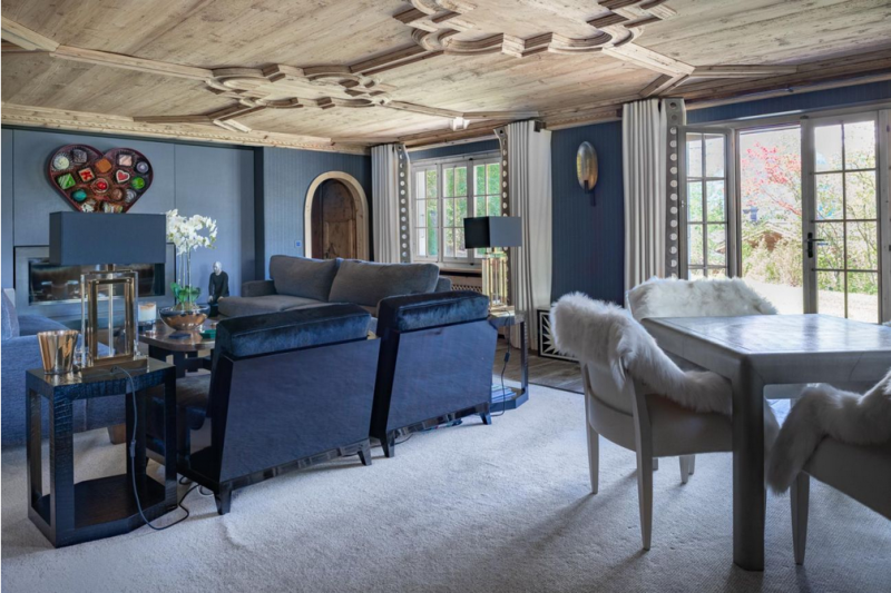 Просторное шале в деревне Гштад, Швейцария Просторное шале в деревне Гштад, Швейцария