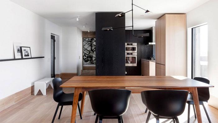 Стильный интерьер квартиры в Монреале