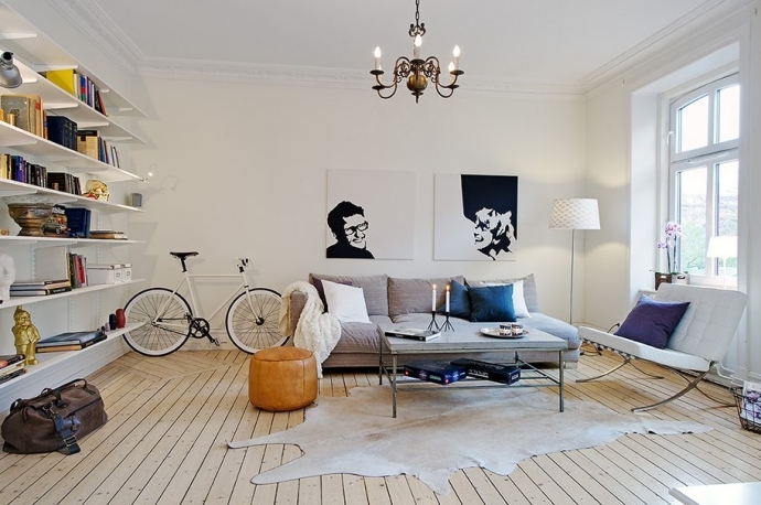 Трехкомнатная квартира в Гетеборге, Швеция.