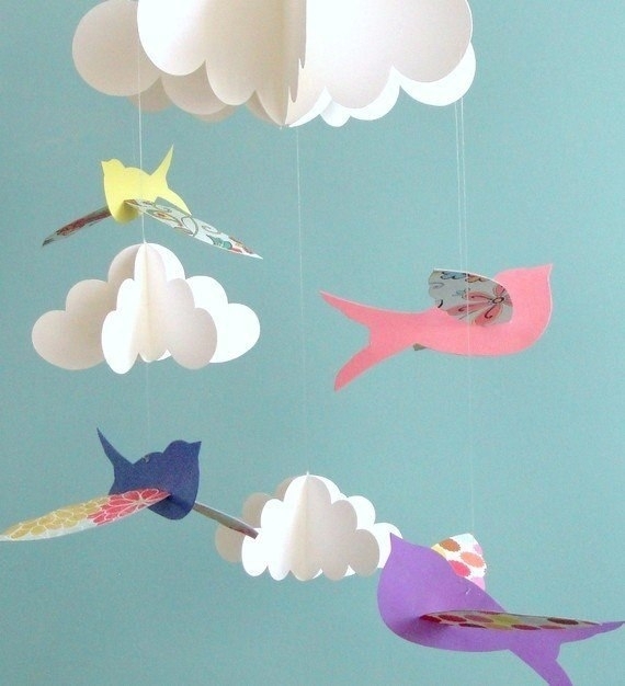 Бумажный декор детской комнаты