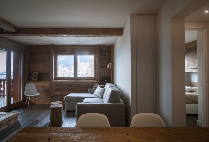 Квартира площадью 50 кв.м. в стиле альпийского шале во Франции