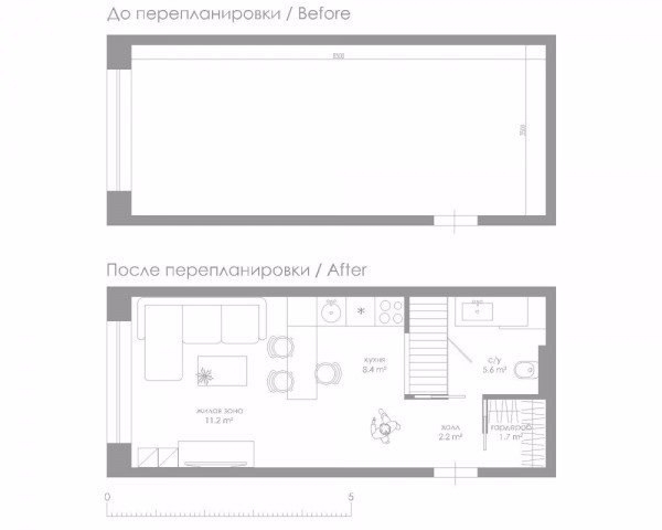 Дизайн малогабаритной квартиры (30 кв.м.)
