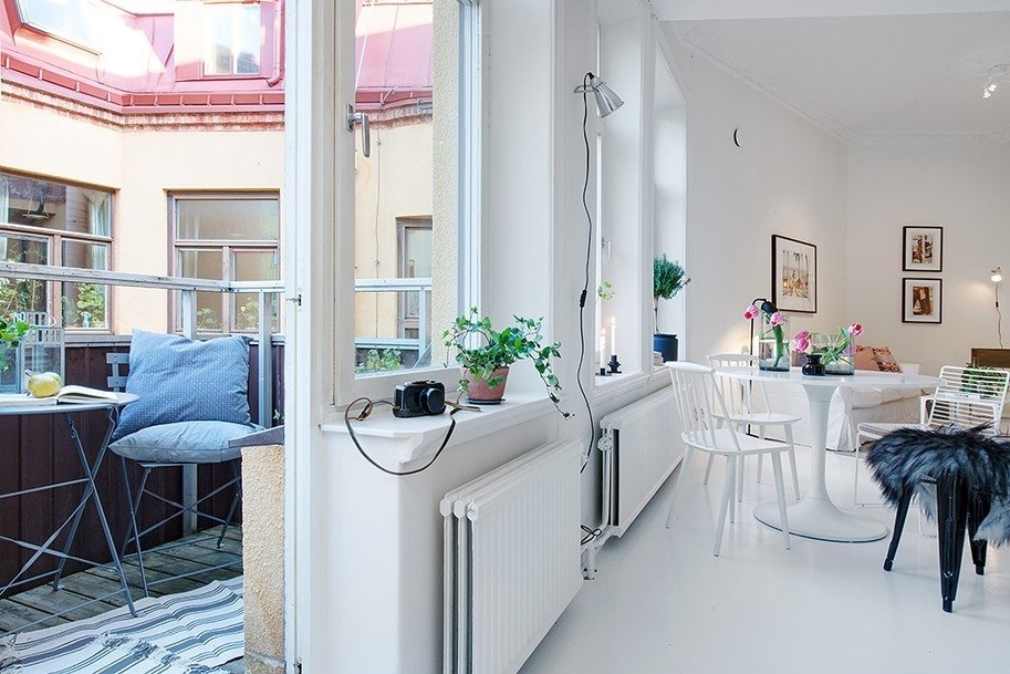 Квартира с интересной планировкой площадью 50 кв.м в Швеции.