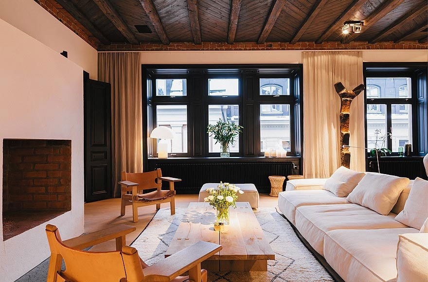 Двухуровневая квартира в Стокгольме за $3,895,000