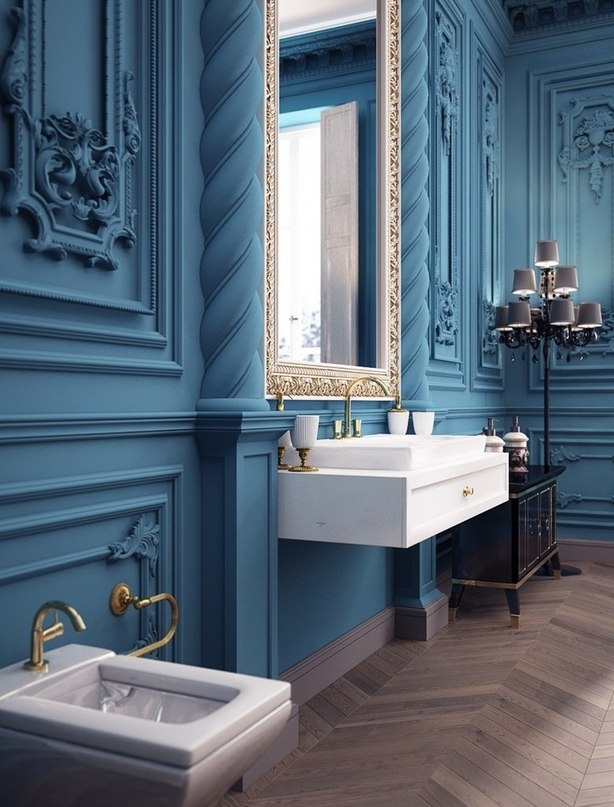 Ванная комната в стиле барокко