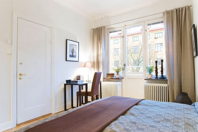 Интерьер квартиры в Швеции площадью 60 кв.м.