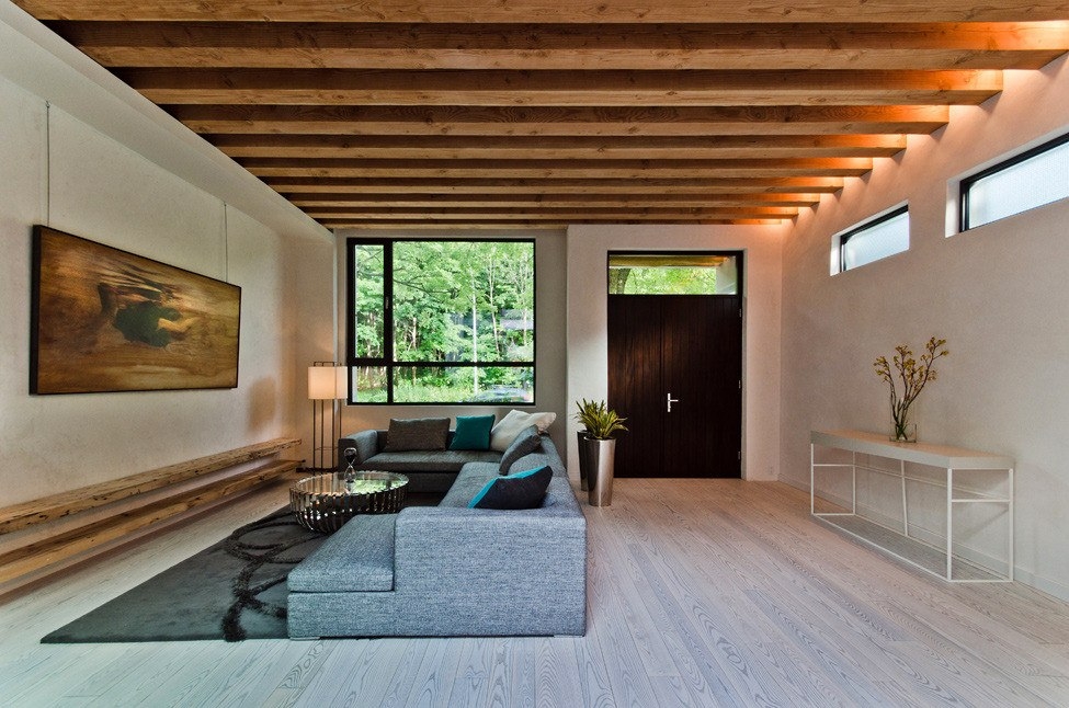 Зеленый дом с современным дизайном в Монреале, Канада