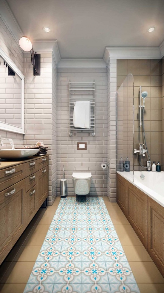 Дизайн маленькой ванной комнаты