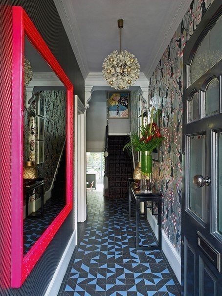 Красочный интерьер дома в Лондоне