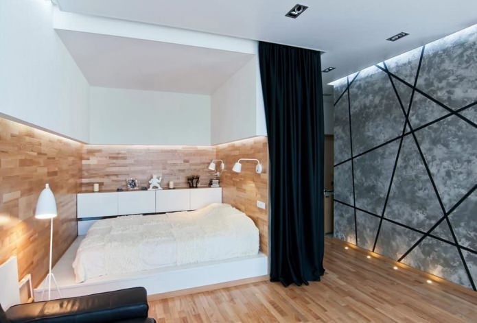 Кровать-подиум – компактное и функциональное решение для интерьера