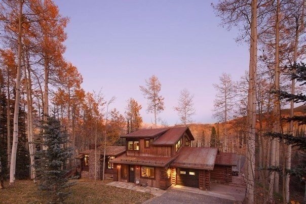 Дом в лесу на холме