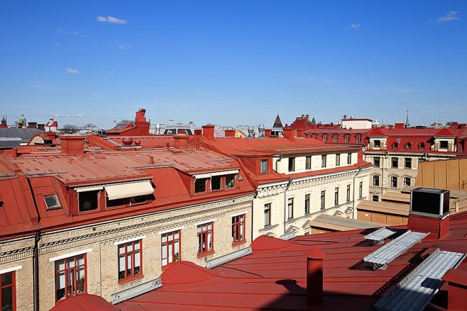 Шикарная терраса на крыше дома 