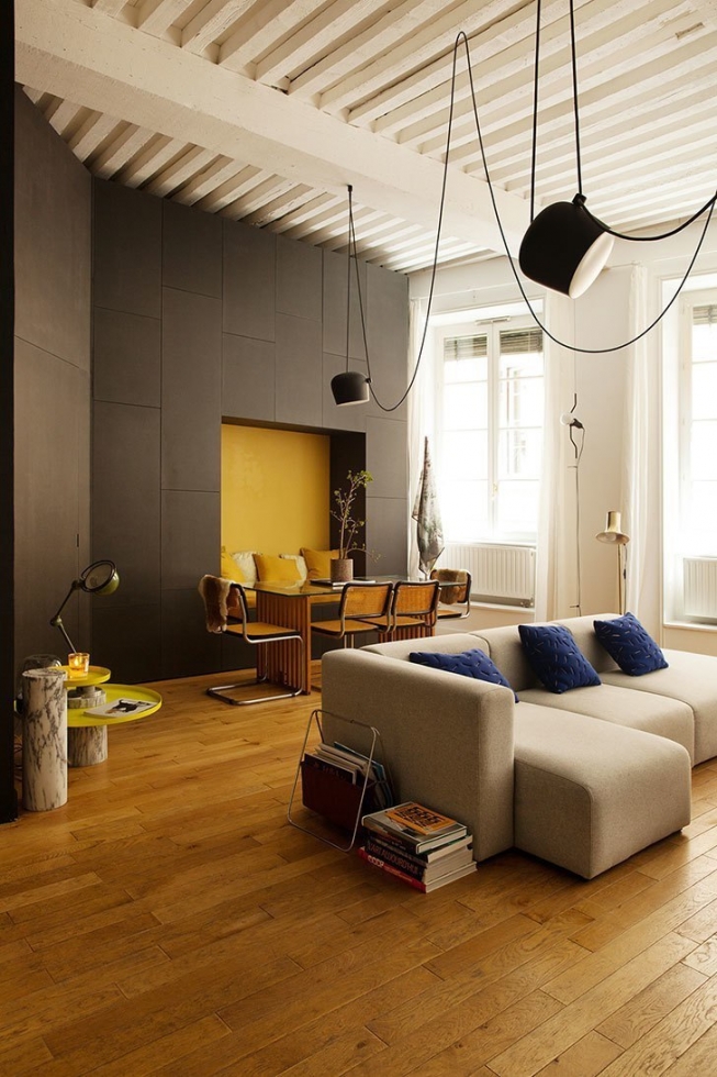 Стильные апартаменты дизайнера в Лионе