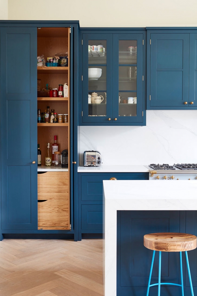 Идеальная синяя кухня