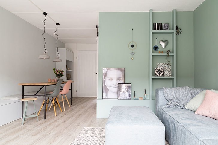 Царство пастельных оттенков: милая квартира в Нидерландах
