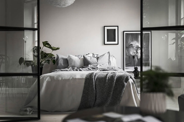 Минимализм в теплых тонах: небольшая квартира в Стокгольме (46 кв. м)