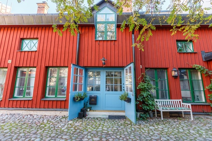 Чудесная квартира под крышей в Швеции (44 кв. м)