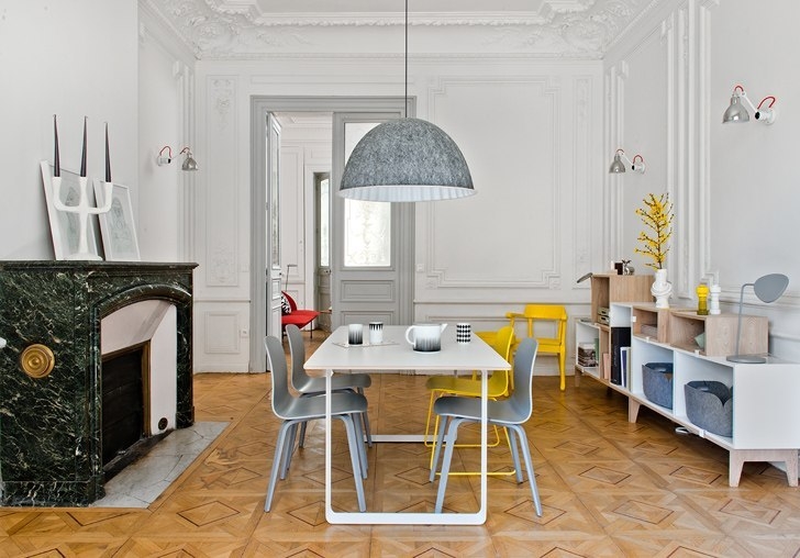Скандинавский минимализм во французских апартаментах. Часть 1
