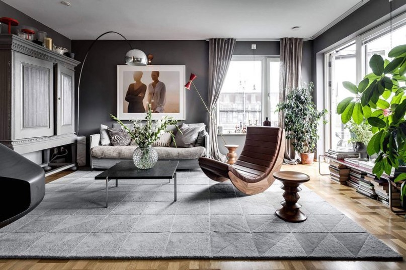 Дизайн интерьера квартиры в Стокгольме