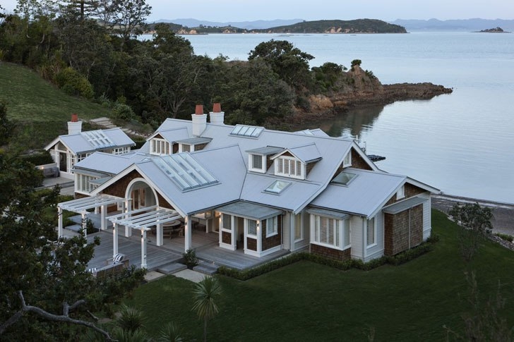 Восхитительный дом на берегу в Новой Зеландии