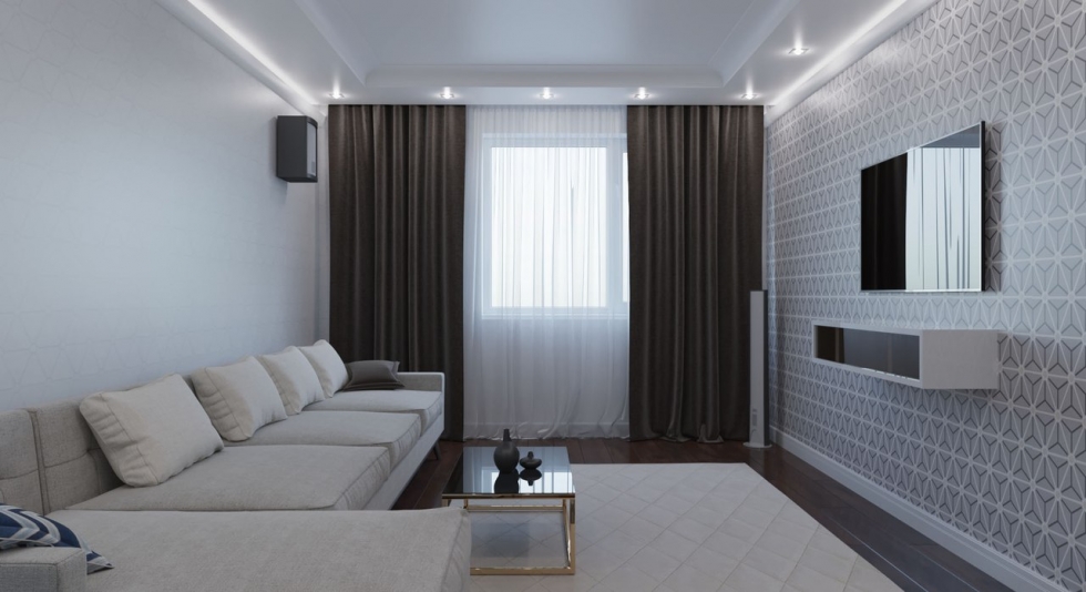 Лаконичный дизайн интерьера квартиры