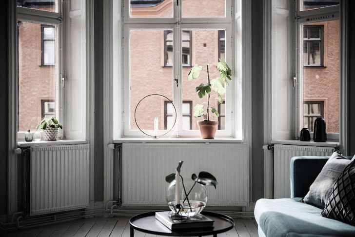 Квартира с эркером в Стокгольме (64 кв. м)