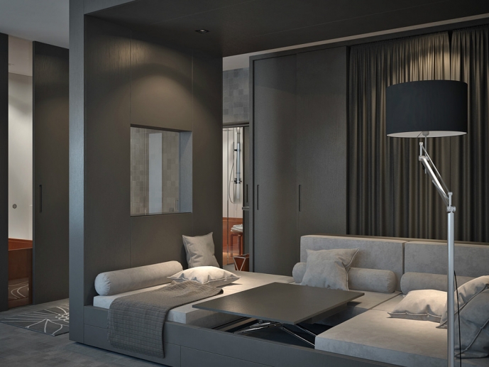 SIMPLE ROOM 33м2. Архитектор - Артем Шелипов SIMPLE ROOM 33м2. Архитектор - Артем Шелипов