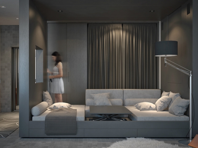 SIMPLE ROOM 33м2. Архитектор - Артем Шелипов SIMPLE ROOM 33м2. Архитектор - Артем Шелипов