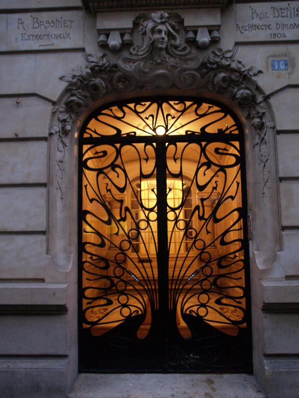 Art Nouveau doors