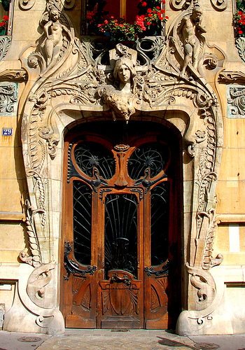 Art Nouveau doors