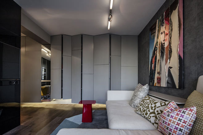 Квартира холостяка в Будапеште 40 м2 от Suto Interior Architects