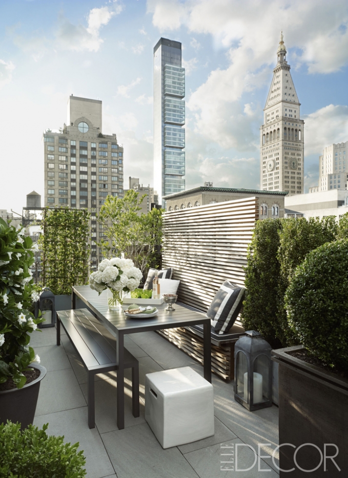 Аккуратная и гармоничная квартира с великолепной террасой и видом на Манхэттен