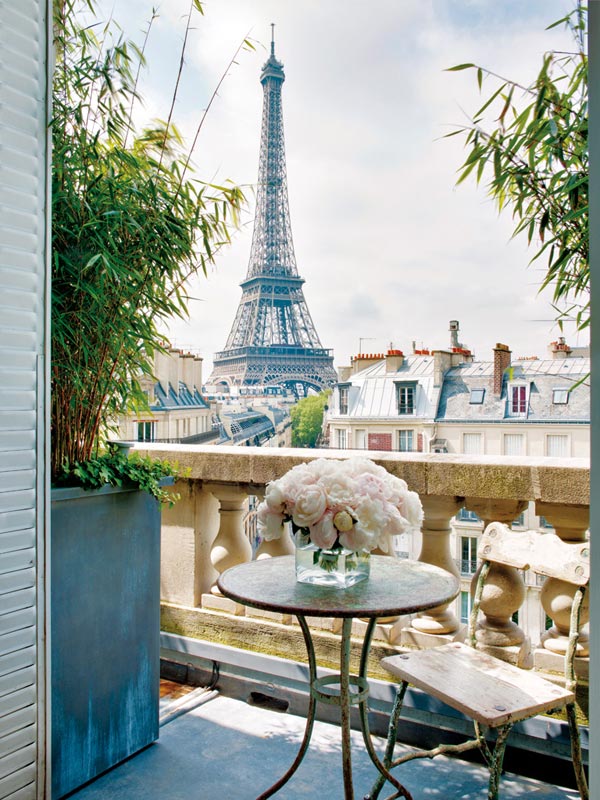 Воздушный интерьер квартиры в Париже от Стефана Оливье