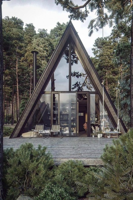 Загородный дом в немецком лесу